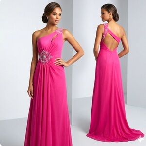 JJ’s House Pink Goddess Prom Special Occasion Dress XS